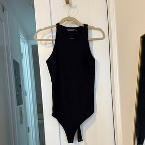 Abercrombie & Fitch Classic Black Tank Bodysuit